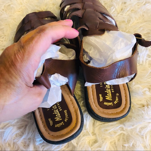 Made In Brazil Brown Sandals - Picture 3 of 8